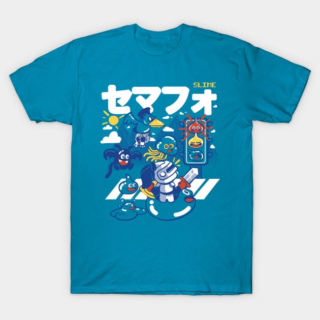 Traffic Slimes T-Shirt by andrefellip